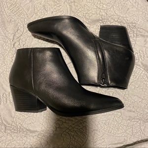 Bleecker & Bond black booties